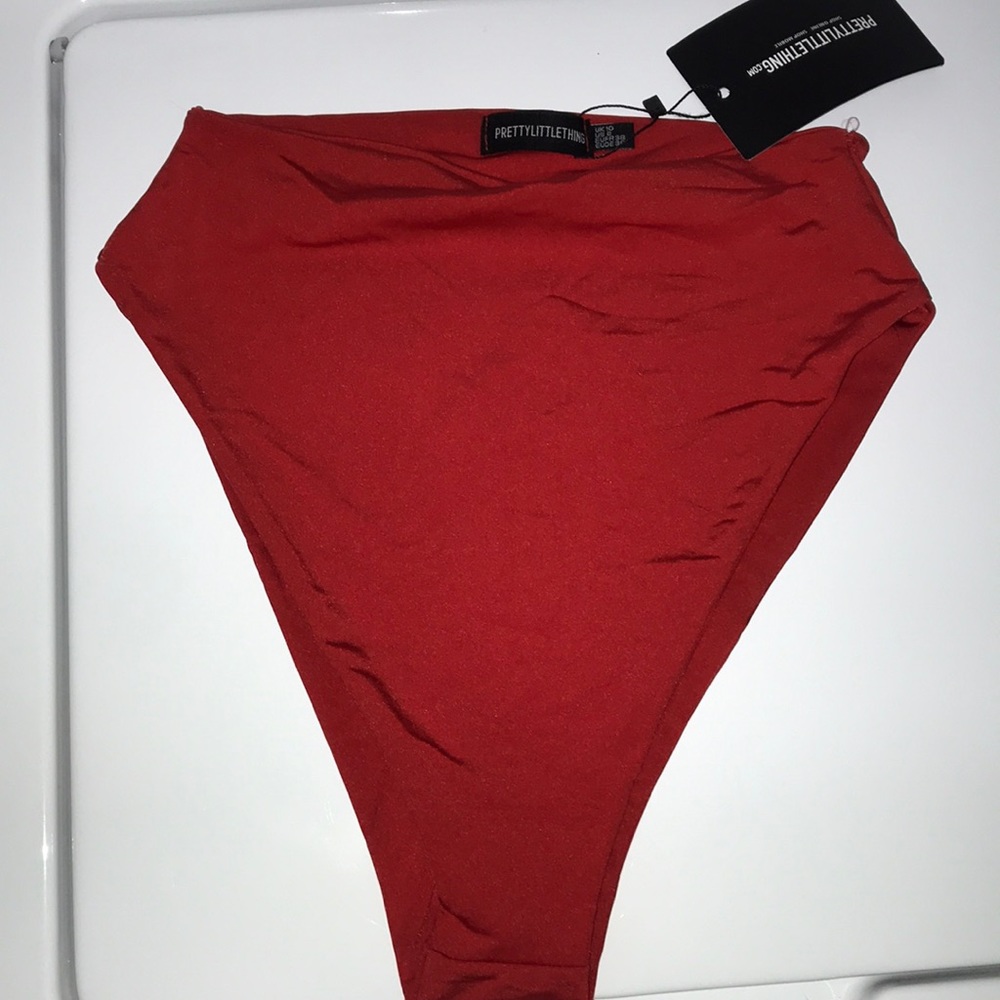 Pretty Little Thing High Rise Bikini Bottom